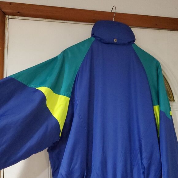 Vintage Descente Ski Suit In Retro Blue And Green - Picture 8 of 16
